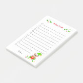 Schattige Kerst Elf Dingen Te Doen Post-it Notitie Post-it® Notes (Schuin)