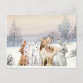 Schattige kerst/feestdag briefkaart (Voorkant)