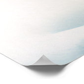 Schattige kerst gember kat kitten in de sneeuw poster (Hoek)