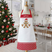 Schattige Kerst Gingerbread Man Schort