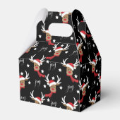 Schattige Kerst Herten Favor Box - Gable Bedankdoosjes (Achterkant)