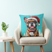 Schattige kerst hond kussen (Stoel)