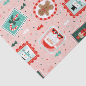 Schattige Kerst Iconen  Tissuepapier (Detail)