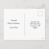 Schattige Kerst Kardinaal Kinderen Feestdagenkaart (Achterkant)