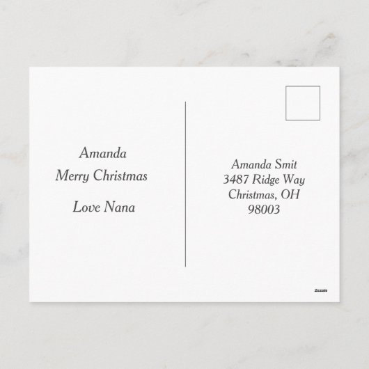 Schattige Kerst Kardinaal Kinderen Feestdagenkaart (Achterkant)