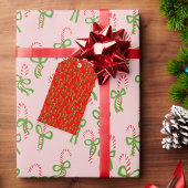 Schattige Kerst Kerststokken Kerstmis Cadeaupapier
