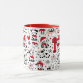 Schattige Kerst Koe Stier Mok (Midden)