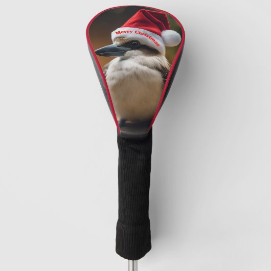 Schattige Kerst Kookaburra, Golfheadcover (Voorkant)