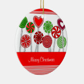 Schattige Kerst Lollipops Ornament (Rechts)