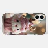 Schattige Kerst Muffin Kawaii Stijl  Case-Mate iPhone Case (Achterkant (horizontaal))