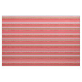 Schattige Kerst Nordic pattern rood wit roze groen Stof (Yard (91,4 cm))
