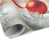 Schattige Kerst Perzische Kat Inpakpapier (Rol Hoek)