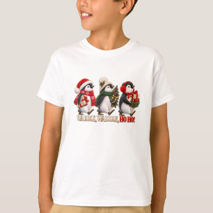 Schattige Kerst Pinguïn Waggel Ho Ho T-shirt