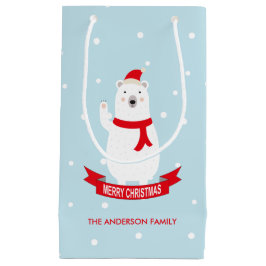 Schattige Kerst Polar Beer Klein Cadeauzakje