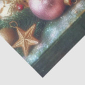 Schattige Kerst Puppy Craft Decoupage Tissuepapier (Detail)