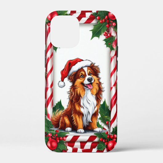 ❄️🐶 Schattige Kerst Puppy Kerstmagie Cozy 🎄✨🎁 Case-Mate iPhone Case (Achterkant)