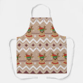 Schattige Kerst rendieren All-over print Schort (Voorkant)