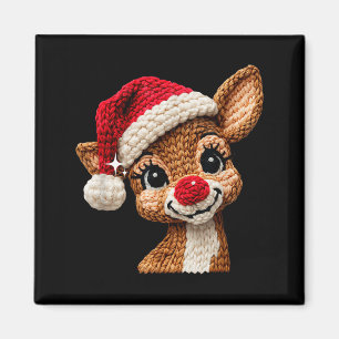 Schattige Kerst Rendieren Haken Grappig Cadeau Man Magneet