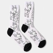 Schattige Kerst Rendieren Sokken (Rechts)