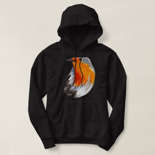 Schattige Kerst Robin Kostuum Vogelwaarnemer Birdi Hoodie (Design voorkant)