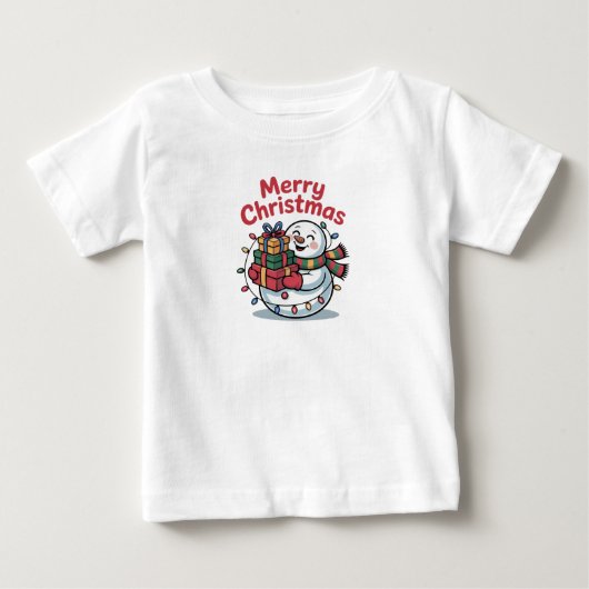 Schattige kerst Shirt voor kinderen (Voorkant)