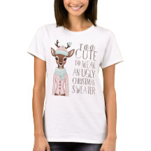 Schattige kerst T-shirt