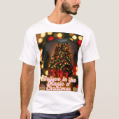 Schattige kerst T-shirt (Voorkant)
