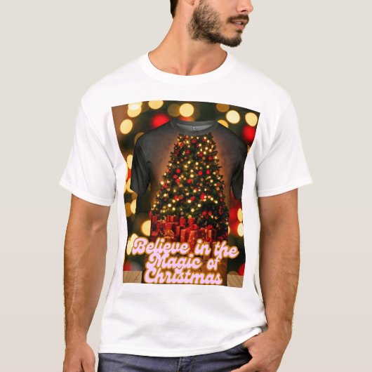Schattige kerst T-shirt (Voorkant)