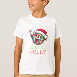 Schattige Kerst T-shirt voor kinderen: Jolly en Br
