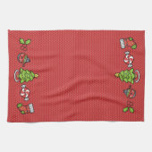 Schattige Kerst Theedoek (Horizontaal)
