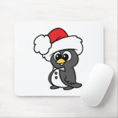 Schattige Kerst Tuxedo Pinguïn Muismat (Met muis)