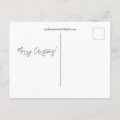 Schattige kerst uil vakantie Cookie Exchange Feestdagenkaart (Achterkant)