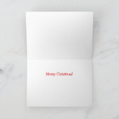 Schattige kerst van gemberkoek feestdagen kaart (Binnen)
