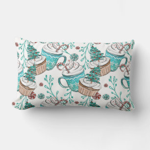 Schattige, kerst, vreugde kussen