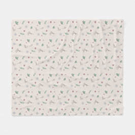 Schattige Kerst Warm Kleur Fleece Deken