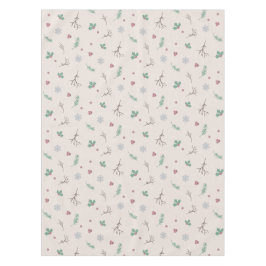 Schattige Kerst Warm Kleur Tafelkleed