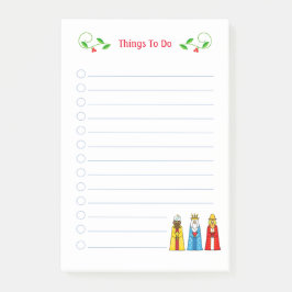 Schattige Kerst Wijze Mannen Dingen Te Doen Post-i Post-it® Notes