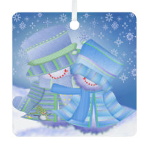 Schattige Kerst Winter Blues