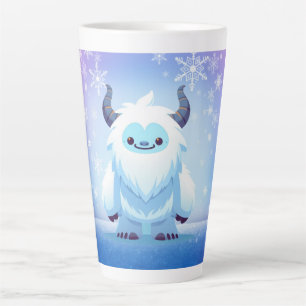 Schattige Kerst/winter yeti Latte Mok