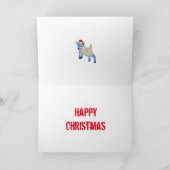 Schattige Kerstbabygeit Kaart (Binnen)