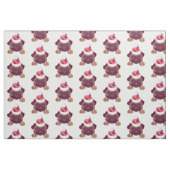 Schattige kerstbekkenverbinding stof (Fat Quarter)