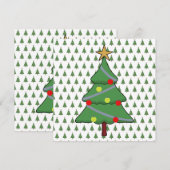 Schattige kerstboom (Voorkant / Achterkant)