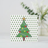 Schattige kerstboom (Staand voorkant)