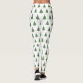 Schattige kerstboom leggings (Achterkant)