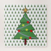 Schattige kerstboom legpuzzel (Verticaal)