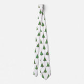 Schattige kerstboom stropdas (Achterkant)