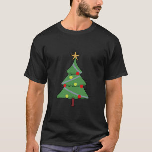 Schattige kerstboom t-shirt