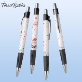 Schattige kerstcadeau, Laat het Sneeuw Cartoon Wit Pen