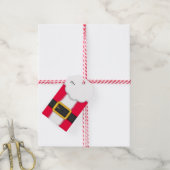 Schattige kerstcadeau Label met sinterklaaspak Cadeaulabel (Met Touw)