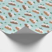 Schattige kerstcadeautjes met lichtblauw cadeaupapier (Hoek)